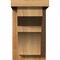 Ekena Millwork Monterey Rough Sawn Corbel w/Backplate, Western Red Cedar, 6"W x 10"D x 10"H COR06X10X10MON01RWR - alternate 2